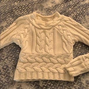 For Love & Lemons Knit Sweater Cream